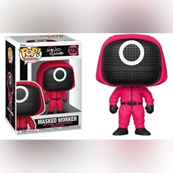 NWT Funko Pop! Squid Game Masked Worker Collectible Figure #1226 New in Box - Picture 1 of 3